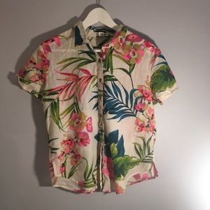 Billabong Hawaiian Print Button Up